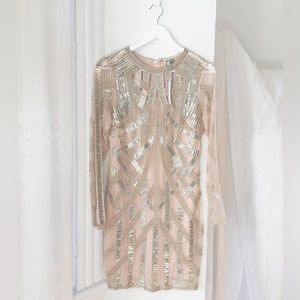 ASOS EDITION beaded mini dress